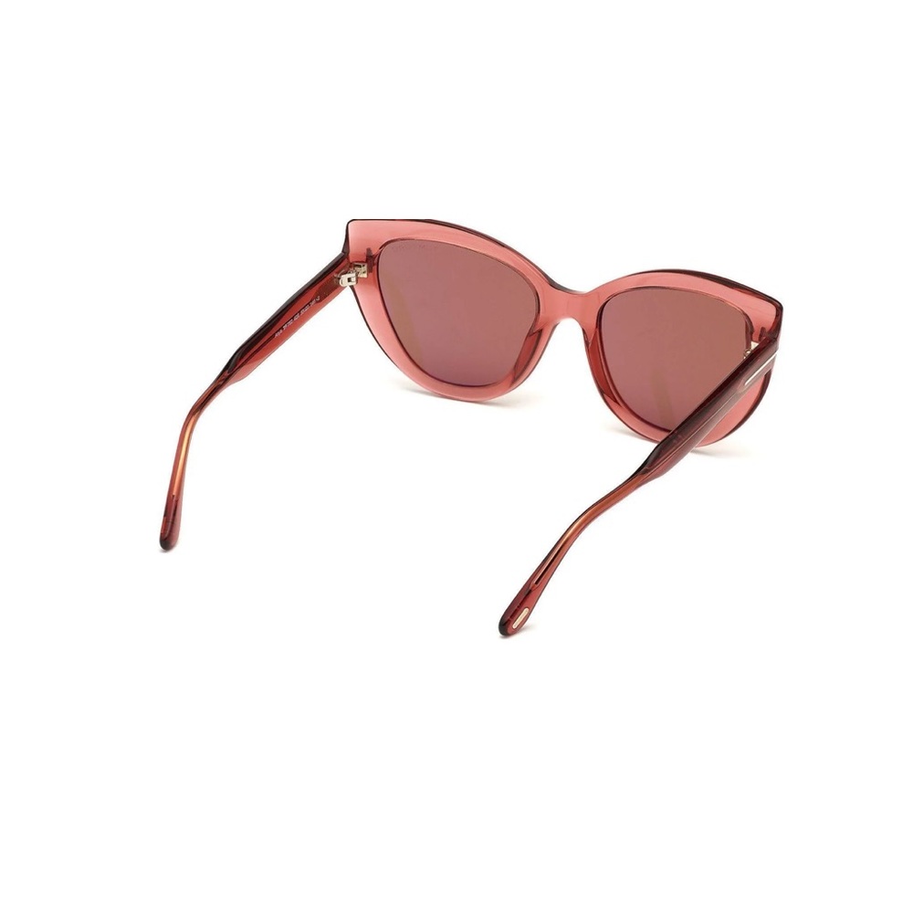 TOM FORD TRANSPARENT ROSE ANYA CAT EYE SUNGLASSES TF762 - Picture 7 of 9